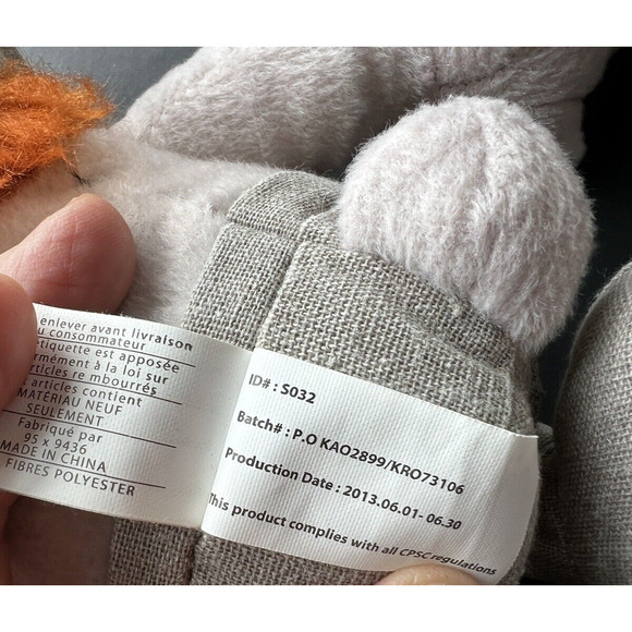 Smurfs Official Movie Merchandise Evil Hackus Gray Orange 14" Plush Stuffed Toy - Picture 5 of 7